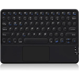 Apple ipad 7. Nesil Bluetooth Klavye Touchpad Wifi Kablosuz Q Klavye 10.2 Inç