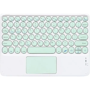 Apple ipad 9. Nesil Bluetooth Klavye Touchpad Wifi Kablosuz Q Klavye 10.2 Inç