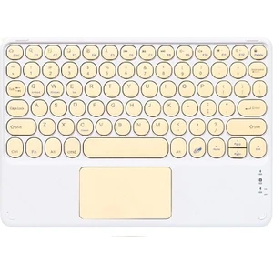 Apple ipad 9. Nesil Bluetooth Klavye Touchpad Wifi Kablosuz Q Klavye 10.2 Inç