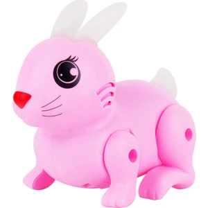 Oyuncak Tavşan Sesli Işıklı Hareketli Sevimli Pembe Tavşan