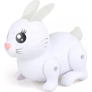 Oyuncak Tavşan Sesli Işıklı Hareketli Sevimli Beyaz Tavşan