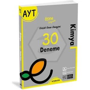 Endemik Yayınları 2022 Ayt Kimya 30 Deneme Sınavı