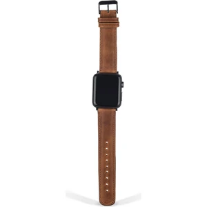 Apple Watch Uyumlu Deri Kordon 42 44 45 mm Taba