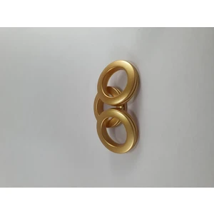 Decoring & Mataflon Perde Kapsül Halka - Mat Altın 20'li Paket