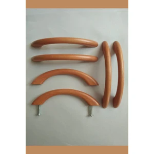 Konur Store Ahşap Kulp Naturel-Kayın Ağacı Mat Vernikli 96mm10 Adet