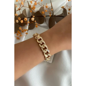 My Joyas Design Özel Seri Kenarları Çift Zincirli Bileklik