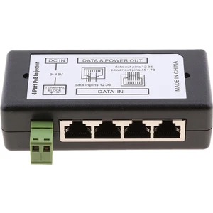 4 Port Poe Enjektör Ethernet Anahtarı Aile Izleme Için Güç Kaynağı (Yurt Dışından)
