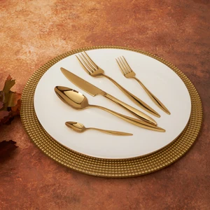 Ilıca Gold 30 Parça 6 Kişilik Çatal Kaşık Bıçak Seti