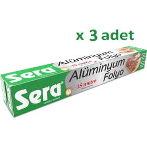 Alüminyum Folyo 15 M x 3 Adet