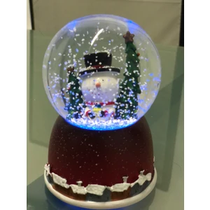 Işıklı Müzikli Kardan Adam Kar Küresi