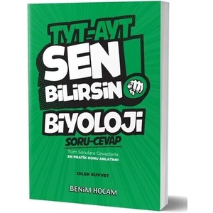 Benim Hocam Yayınları TYT AYT Biyoloji Sen Bilirsin Soru-Cevap Kitabı