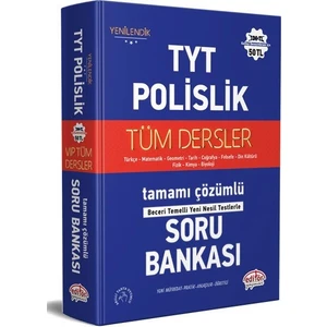 Editör Yayınları TYT Polislik Tüm Dersler Tamamı Çözümlü Soru Bankası