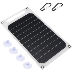 Beauty Life USB Taşınabilir Mini İnce Güneş Paneli Şarj Cihazı - Siyah (Yurt Dışından)