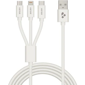 CB-300 Trio 3in1 Üçlü 3.0A Şarj Data Kablosu