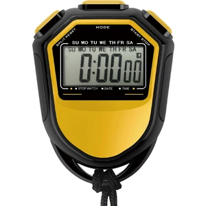 Su Geçirmez Kronometre Dijital El LCD Zamanlayıcı Kronograf (Yurt Dışından)