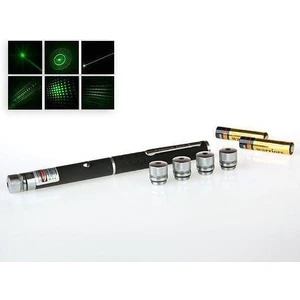 Yeşil Lazer Pointer 50 Mw 15 Km Etkili 5 Başlıklı
