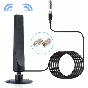 3c Store Hd Dijital Iç Mekan Güçlendirilmiş Tv Anteni 270 Mil Amplifikatör Tepkisi ile Ultra Hdtv Iç Mekan Dış Mekan Anteni 4K Full Hdtv Anteni (Yurt Dışından)