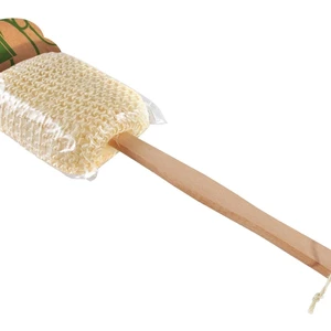 Decobella Sisal Ahşap Saplı Sünger  Banyo ve Duş Aksesuarları