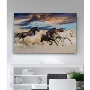 Stella Store  Koşan Atlar Kanvas Tablo