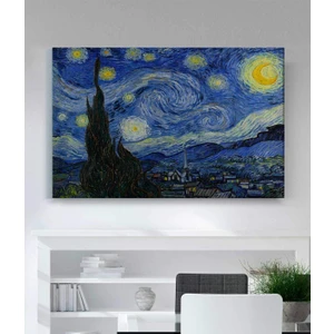 Stella Store Vincent Van Gogh Yıldızlı Gece Kanvas Tablo