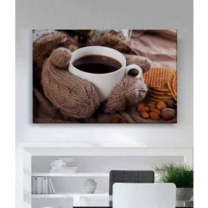 Stella Store Kahve Romantik Kanvas Tablo