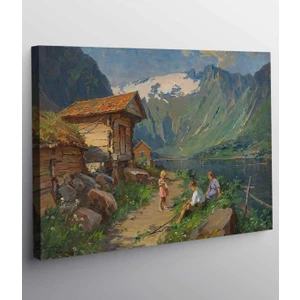 Stella Store Even Ulving Yağlı Boya Görünümlü Kanvas Tablo