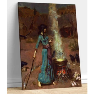 Stella Store John William Waterhouse Cadı  Kanvas Tablo