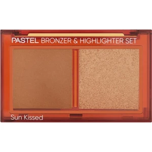 Profashion Bronzer & Highlighter Set Sun Kissed No:02 Tan Bronze & Soft Glow  Bronzer