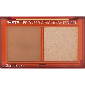 Profashion Bronzer & Highlighter Set Sun Kissed No:01 Natural Bronze & Soft Glow  Bronzer