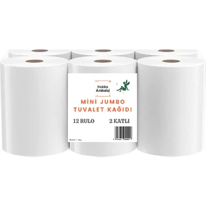 5 Koli Mini Jumbo Tuvalet Kağıdı 60 Rulo