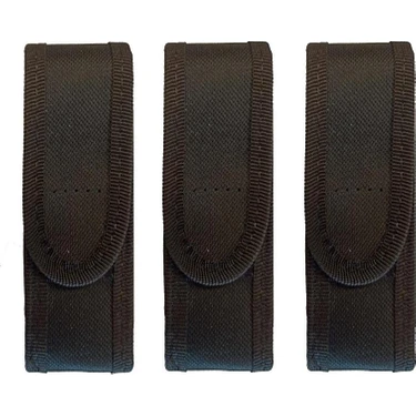 Asker Vadisi Şarjör Kılıfı Imperteks Kumaş Siyah Renk Tüm 9 Mm.uyumlu x 3