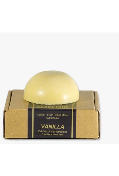 Gladsture Vanilla Katı Vücut Nemlendiricisi 70 gr