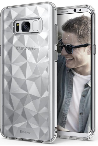Ringke Air Prism 3D Elmas Yansıması Galaxy S8 Plus Kılıf Clear