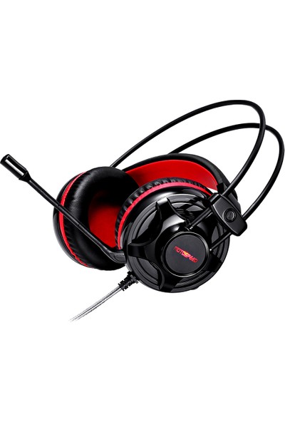 Motospeed H11 50MM Mikrofonlu Kulaküstü Kulaklık - Kırmızı/Siyah (Yurt Dışından)