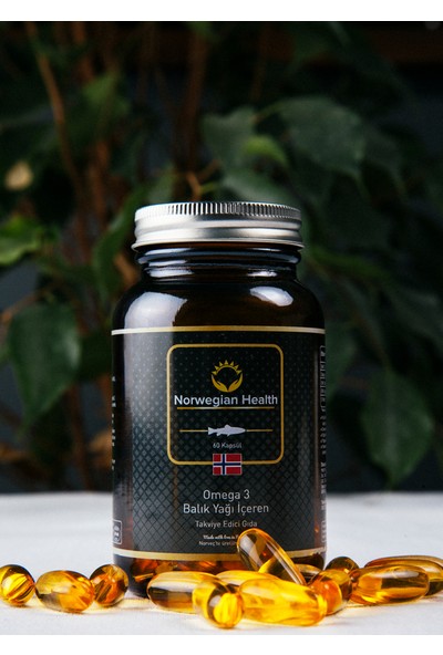 Norwegian Health Omega-3 60 Kapsül 1000 mg