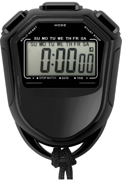 Anself Su Geçirmez Kronometre Dijital El LCD Zamanlayıcı Kronograf (Yurt Dışından)