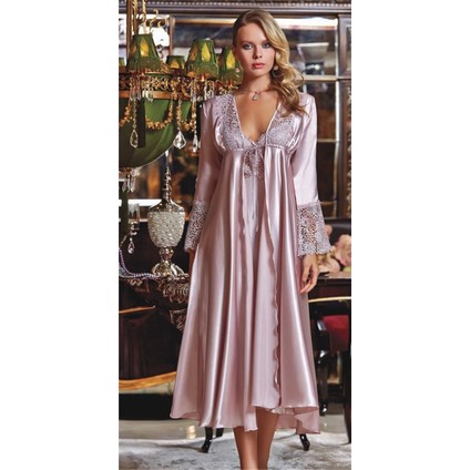 441 Ipek Saten Dantelli Altılı Set Takım