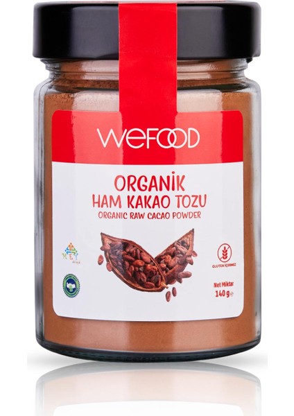 Organik Ham Kakao Tozu 140 gr 8681749104291