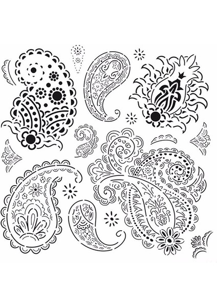 HDM107 Home Dekor Midi Stencil 25 x 25 cm