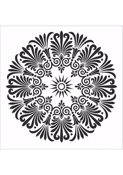 Home Decor Mini Stencıl HDM-114 25 x 25 cm