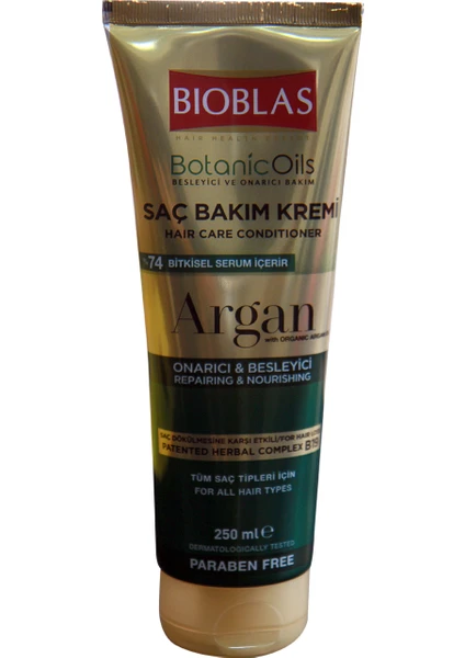 Botanic Oils Saç Kremi Argan 250ML