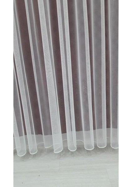 Örme Tül Perde Bütün Odalarda Kullanabileceğiniz Ekonomik Ütü Istemez 1 x 2.5 Orta Pileli indirimleri