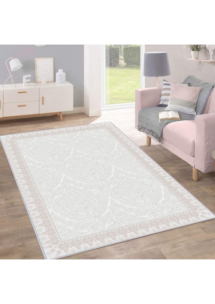 Dijital Baskı Yıkanabilir Kaymaz Taban Salon Halısı RVG1552-HT391