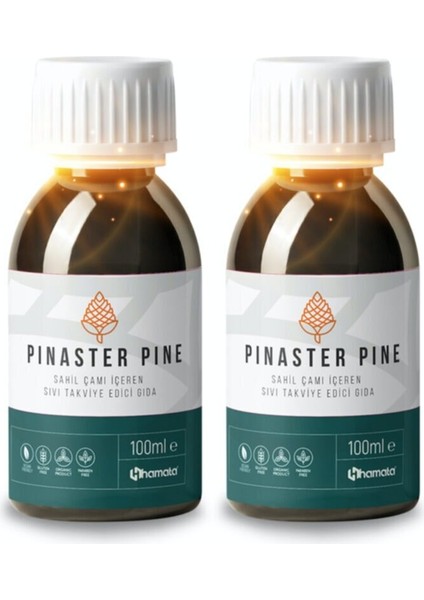 Pinester Pine Ödüllü Çam Kozalağı Gıda Takviyesi Şurup 2'li Paket 02