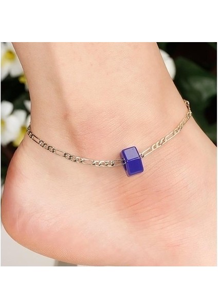 Mor Renk Taş Zincir Halhal fırsatları