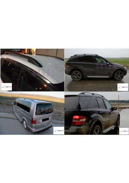 Ford-Transit Long (Uzun) 2014 Üzeri Tavan Çıtası Skyport Siyah modelleri