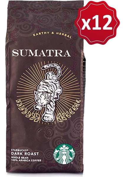 Sumatra Çekirdek Kahve 250 gr x 12