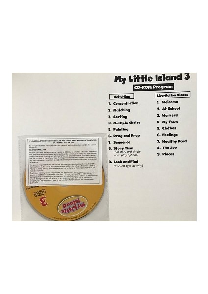 My Little Island 3 Student's Book And CD Rom Pack + Workbook - Leone Dyson