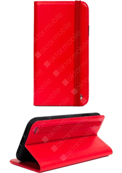 iPhone 7 Kapaklı Cüzdan Kartlık Kılıf Çıkartılabilen Mıknatıslı Kapak Standlı Kılıf