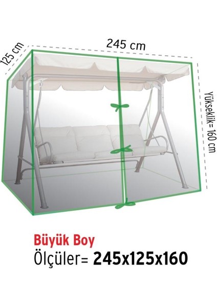 Model Garden Homaks Salıncak Koruma Örtüsü 245X125X160